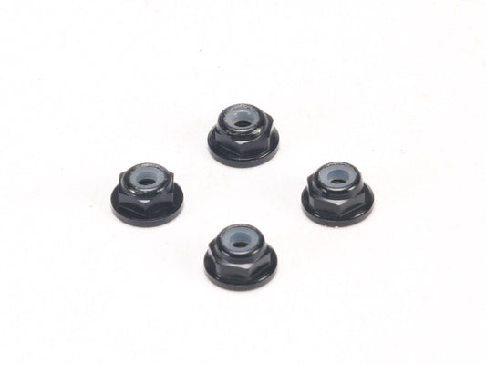 PN Racing Alum 2mm Flanged Lock Nut (4)