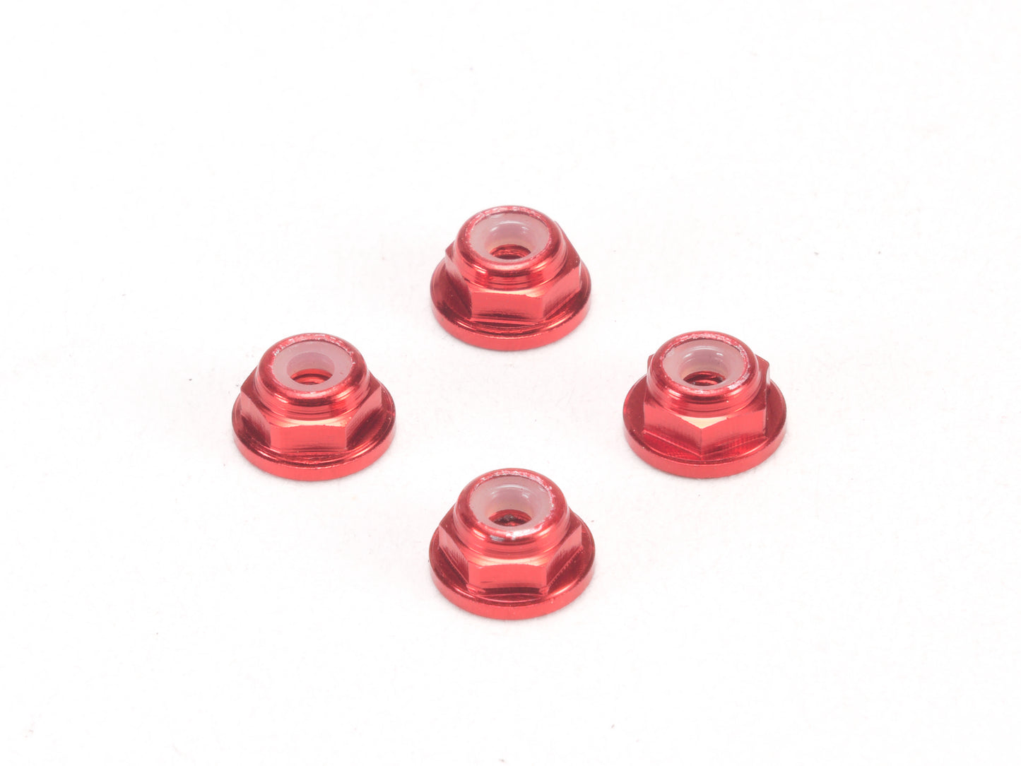 PN Racing Alum 2mm Flanged Lock Nut (4)