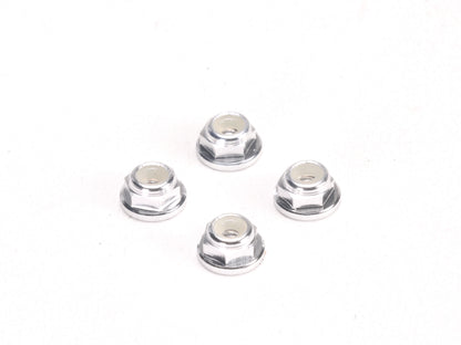 PN Racing Alum 2mm Flanged Lock Nut (4)