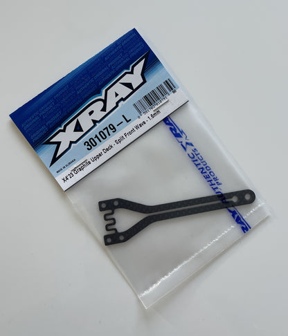 XRAY X4'23A Graphite Upper Deck Spilt FR 1.6MM