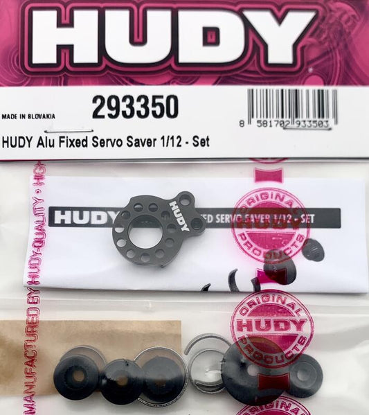 HUDY Aluminum Fixed Servo Saver 1/12 - Set