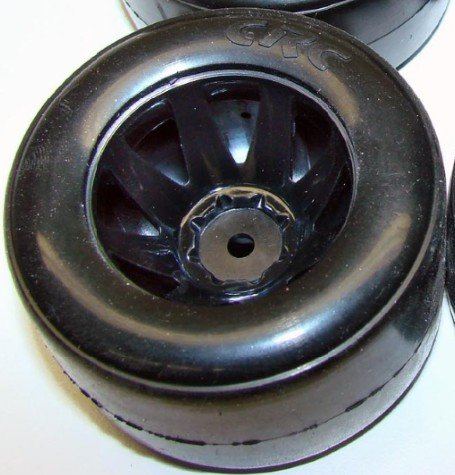 CRC Mounted Rubber Tires, Rears Only (F1)