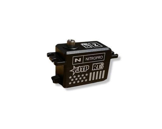 NitroPro "Jared Tebo" JTP RT2 LP Low Profile High Torque Metal Case Brushless Servo (25T)
