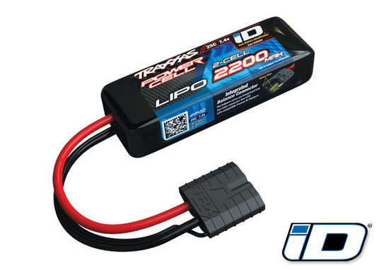 Traxxas 2S "Power Cell" 25C LiPo Battery w/iD Traxxas Connector (7.4V/2200mAh)