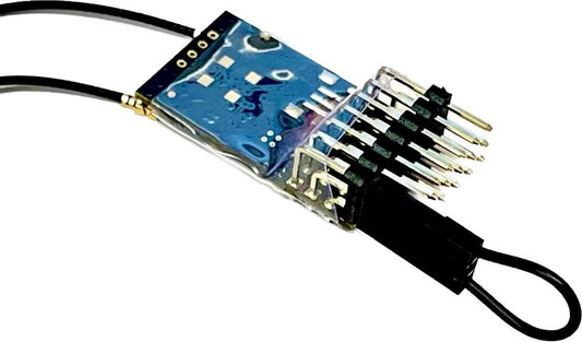 Twisted Hobbys Receiver Micro 6Ch DSMX/DSM2 CRACK PRO 2.4Ghz Spectrum w/ Diversity Antenna