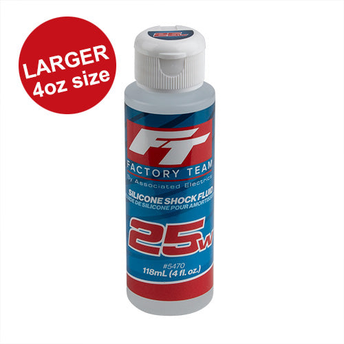 Team Associated Factory Team Silicone Shock Oil (4oz) (25wt - 50wt Available)