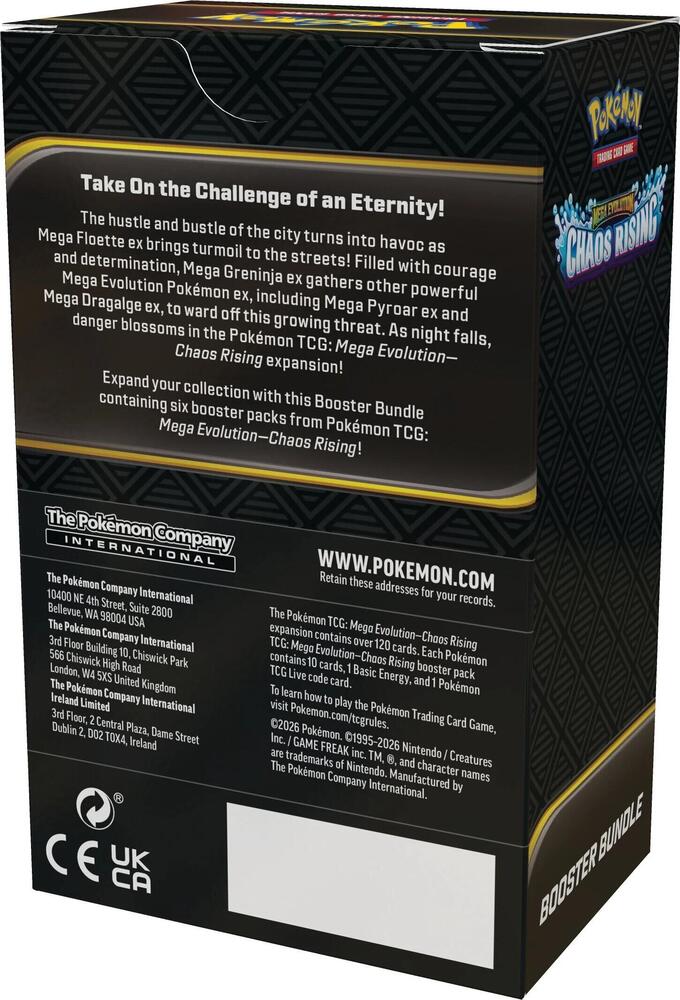 ** IN STORE PURCHSE ONLY** Pokémon TCG: ME04 Chaos Rising Booster Bundle