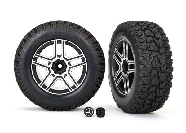 TRX-4 Mercedes-Benz G 500 2.6" Wheels & Tires (2)