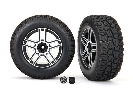 TRX-4 Mercedes-Benz G 500 2.6" Wheels & Tires (2)