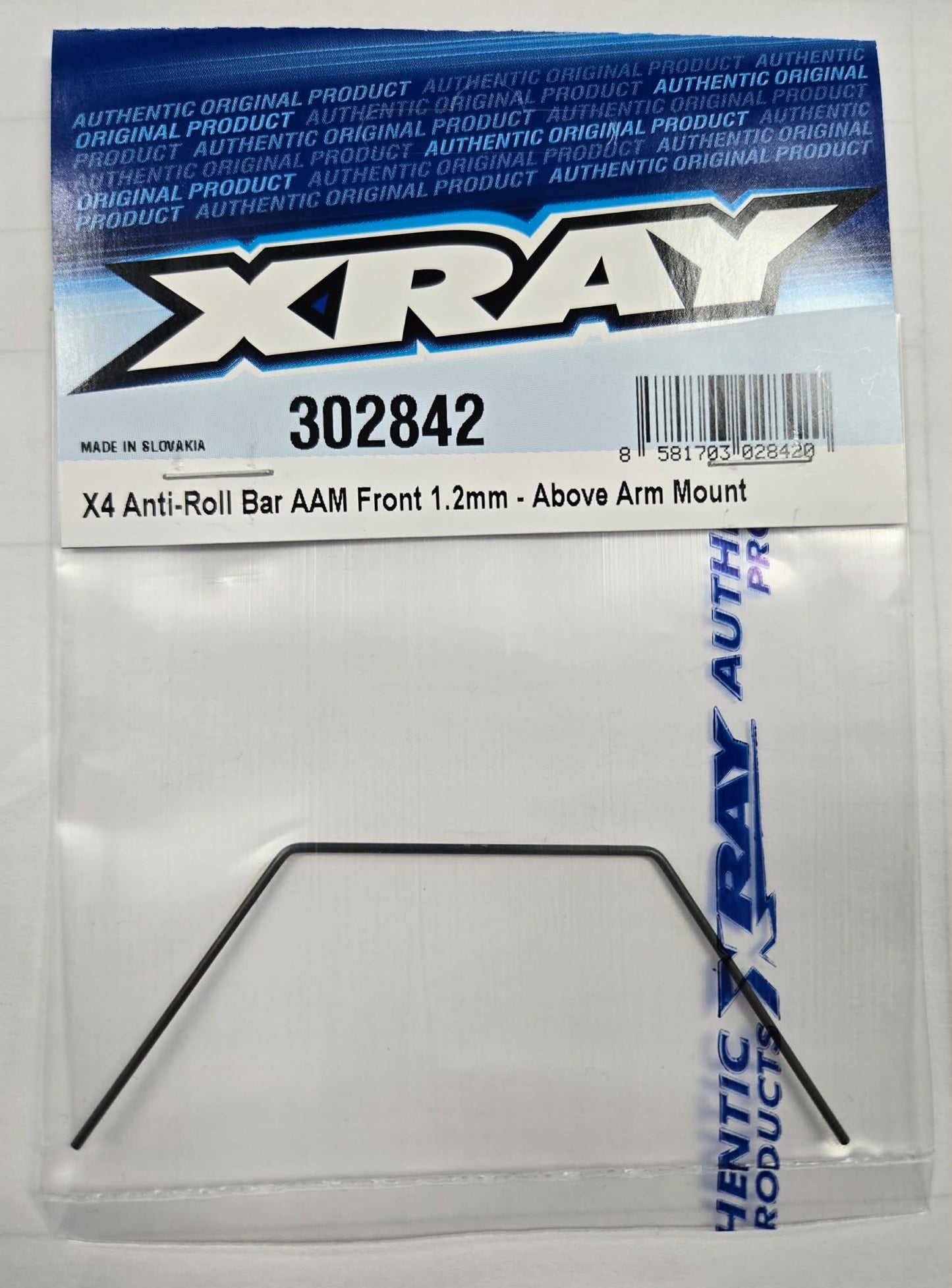 XRAY X4 Anti-Roll Bar AAM Front 1.2mm - Above Arm Mount