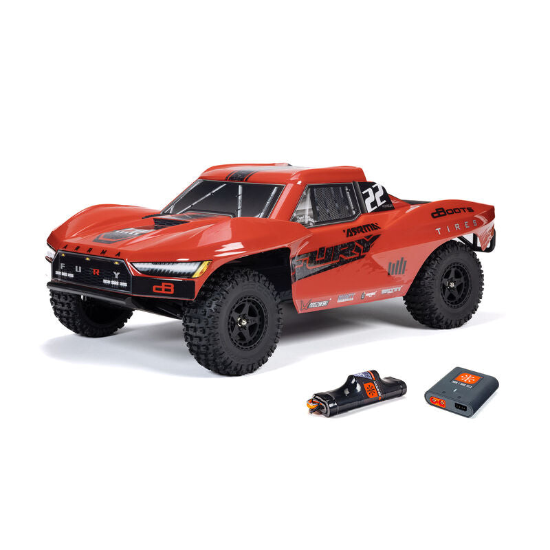 Arma - 1/10 FURY MEGA 550 2WD Short Course Truck RTR with Battery & Charger