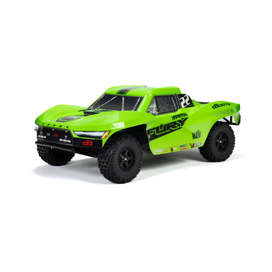 Arma - 1/10 FURY MEGA 550 2WD Short Course Truck RTR, Green