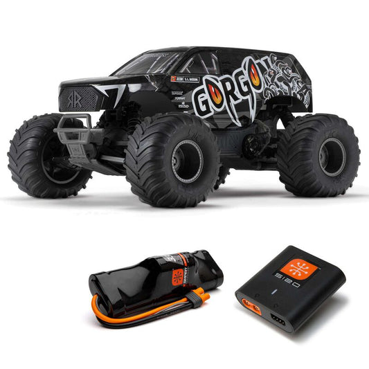 Arrma 1/10 GORGON 4X2 MEGA 550 Brushed Monster Truck Ready-To-Assemble Kit with Battery & Charger Item No. ARRMA - ARA3230SKT1