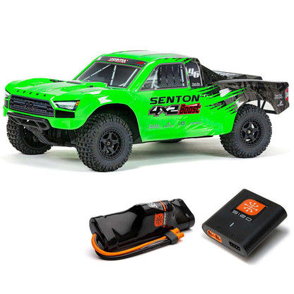 Arrma 1/10 SENTON 4X2 BOOST MEGA 550 Brushed Short Course Truck RTR with Battery & Charger