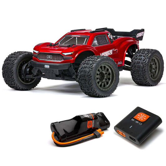 Arrma 1/10 VORTEKS 4X2 BOOST MEGA 550 Brushed Stadium Truck RTR with Battery & Charger