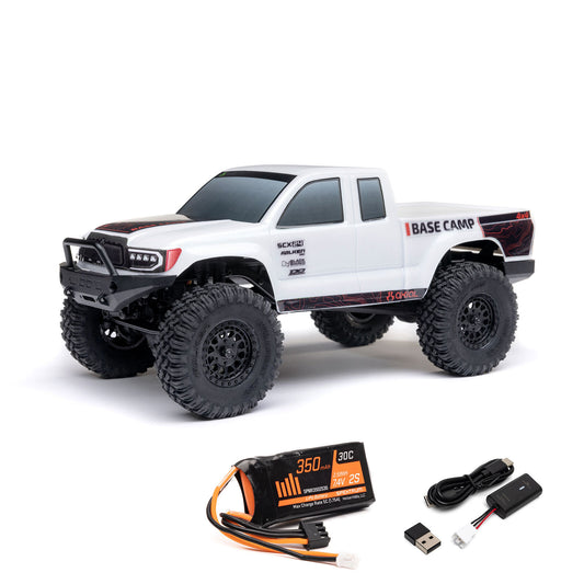 *** PRE ORDER*** Axial1/24 SCX24 Base Camp 4WD Rock Crawler Brushed RTR with Battery & Charger