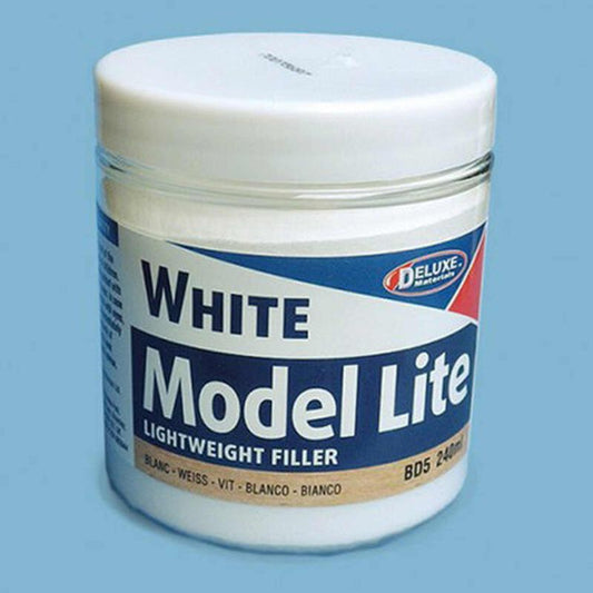 Deluxe Materials Model Lite Balsa Filler, White: 240cc