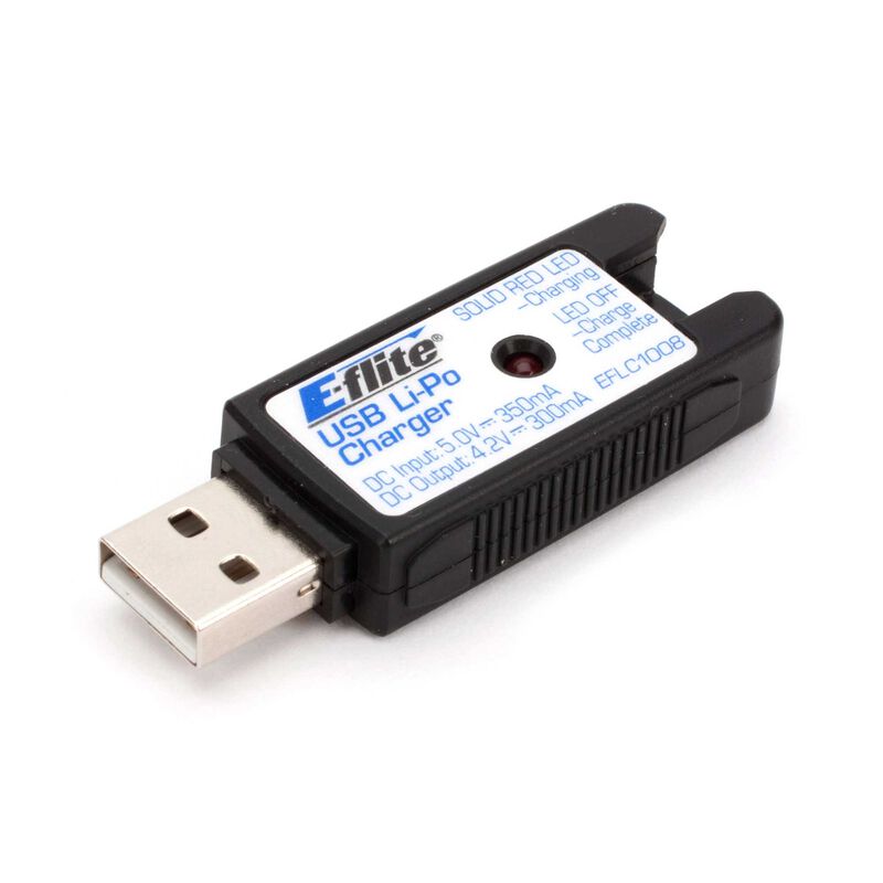 Eflite 1S USB Li-Po Charger, 300mA