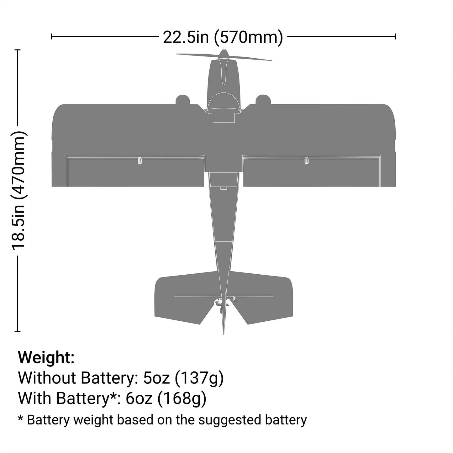 UMX Timber X BNF Basic with AS3X and SAFE Select, 570mm