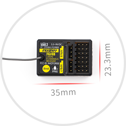 Flysky - FGr8B 2.4Ghz 8 Channel Receiver