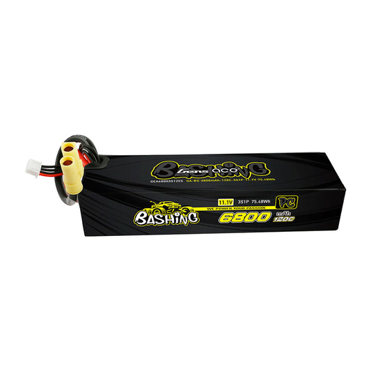 Gens Ace 11.1V 6800mAh 3S 120C Bashing Hardcase LiPo Battery: EC5