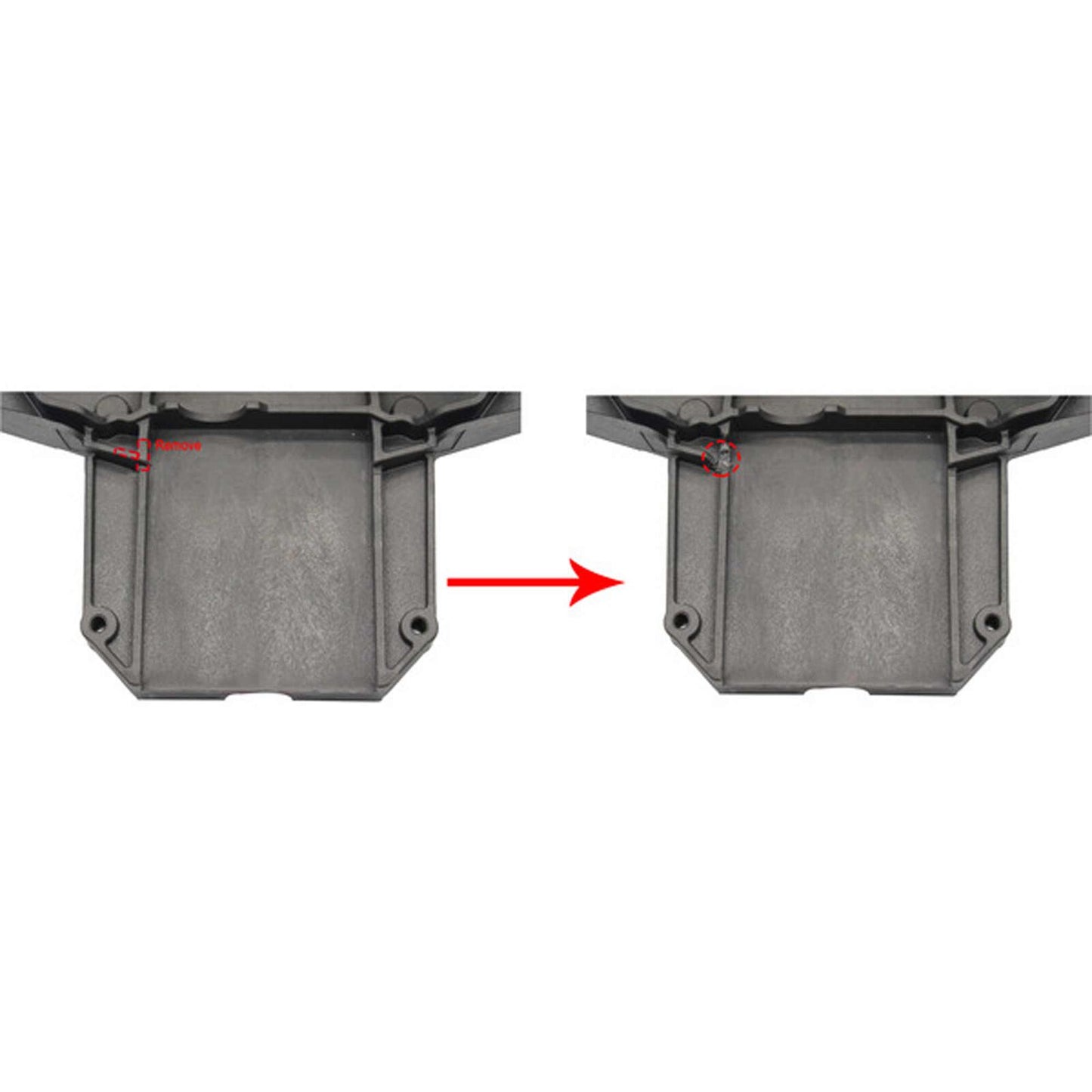 Hot Racing Aluminum Standard Servo Adapter: Traxxas X-MAXX, MAXX