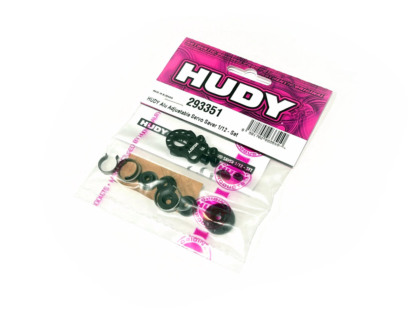 HUDY Alu Adjustable Servo Saver 1/12 - Servo Saver Set