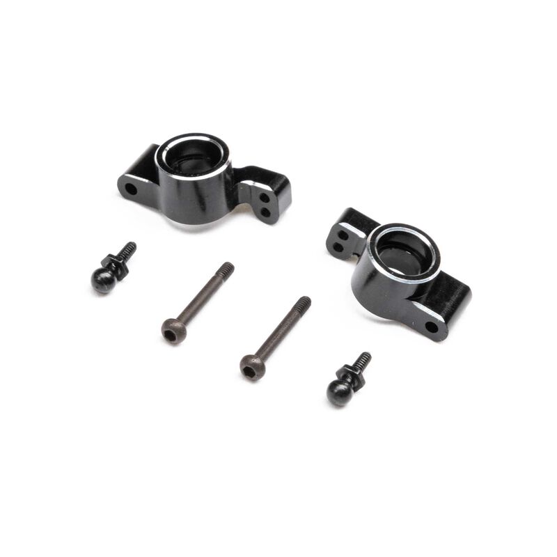 Team Losi Aluminum Rear Hubs: Micro-B