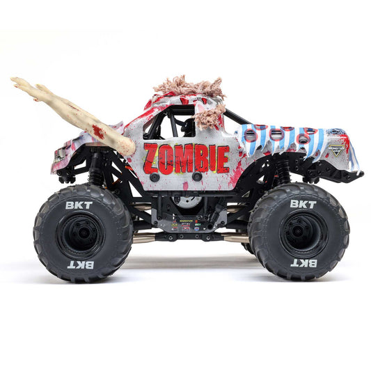 ***Pre-Order*** Team Losi 1/18 Mini LMT Zombie 2S 4X4 RTR Brushed Monster Truck (Battery & Charger Included), Red