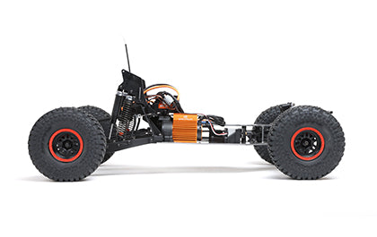 Team Losi 1/10 Hammer Rey U4 4X4 Rock Racer Brushless RTR with Smart and AVC, Currie Green