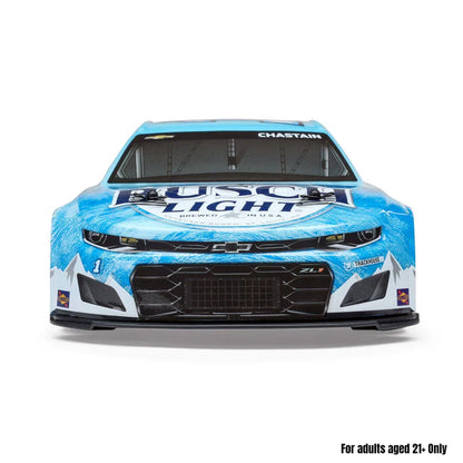 Losi 1/12 NASCAR RC Racecar Ross Chastain No. 1 Busch Light 2025 Chevrolet Camaro ZL1 2S AWD RTR Brushed On-Road (Battery & Charger Included)