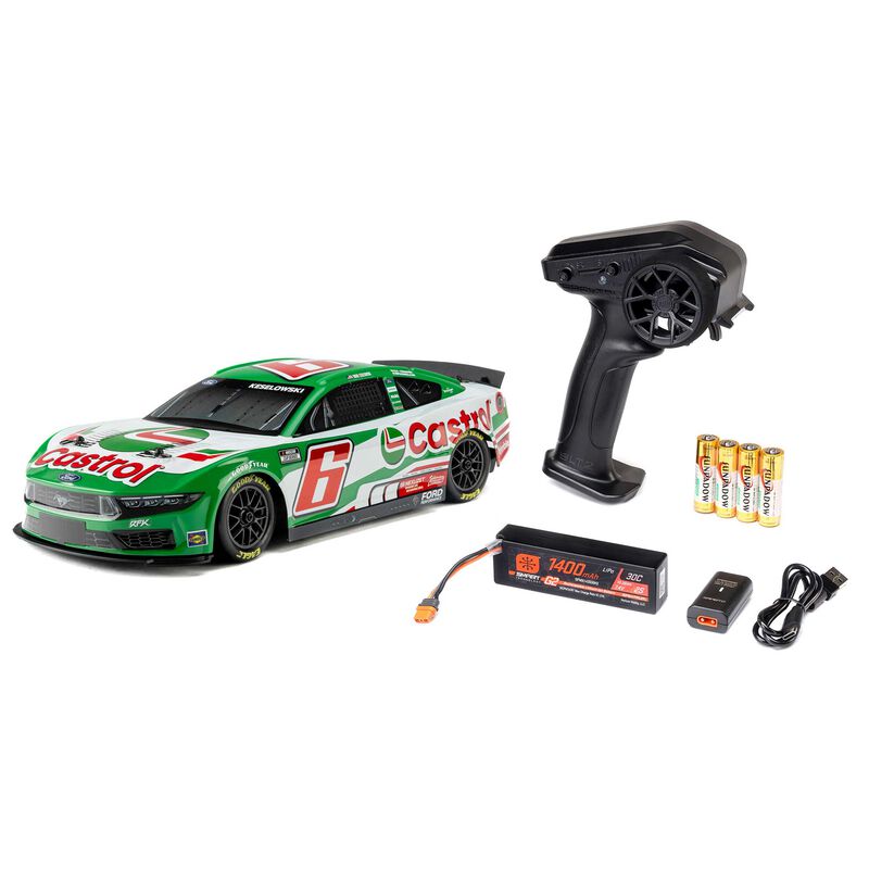***Pre-Order*** Team Losi 1/12 NASCAR Brad Keselowski #6 Castrol Ford Mustang RTR