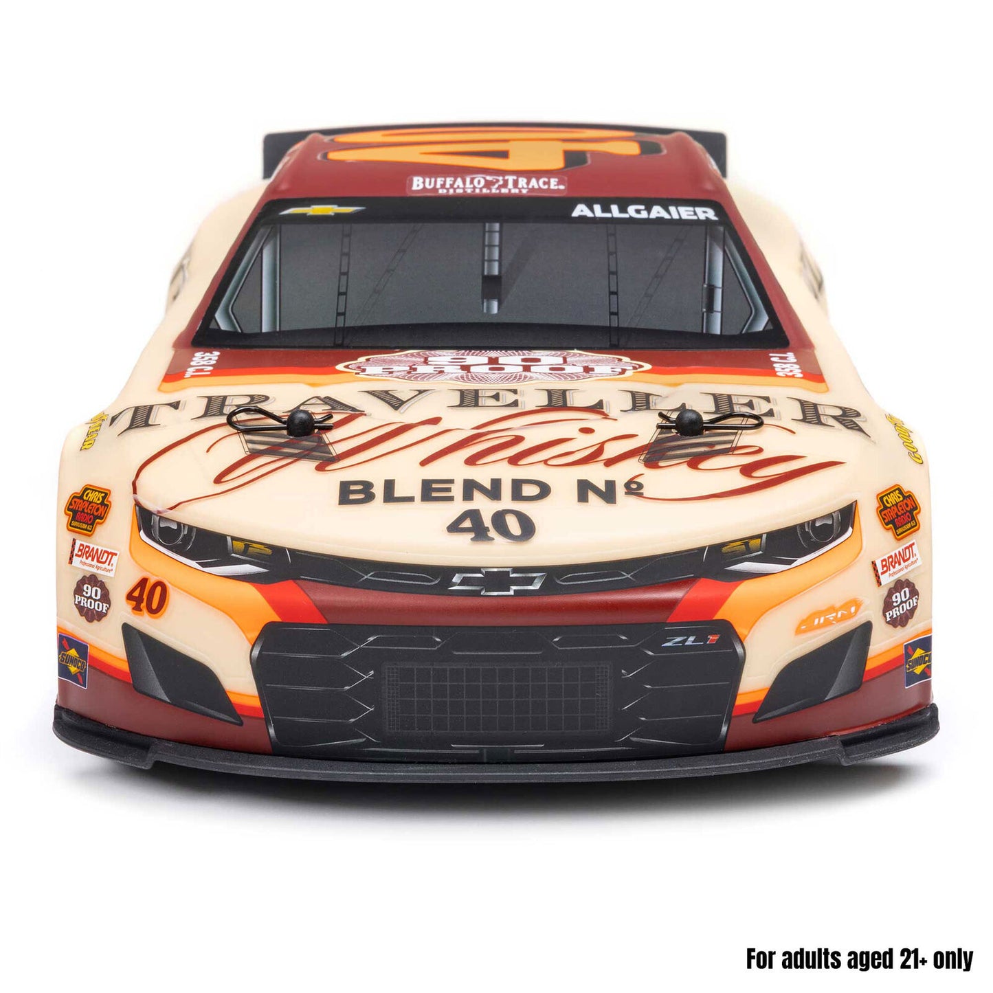 ***Pre-Order*** Team Losi 1/12 NASCAR 2026 Justin Allgaier No. 40 Traveller Whiskey (Battery & Charger Included)