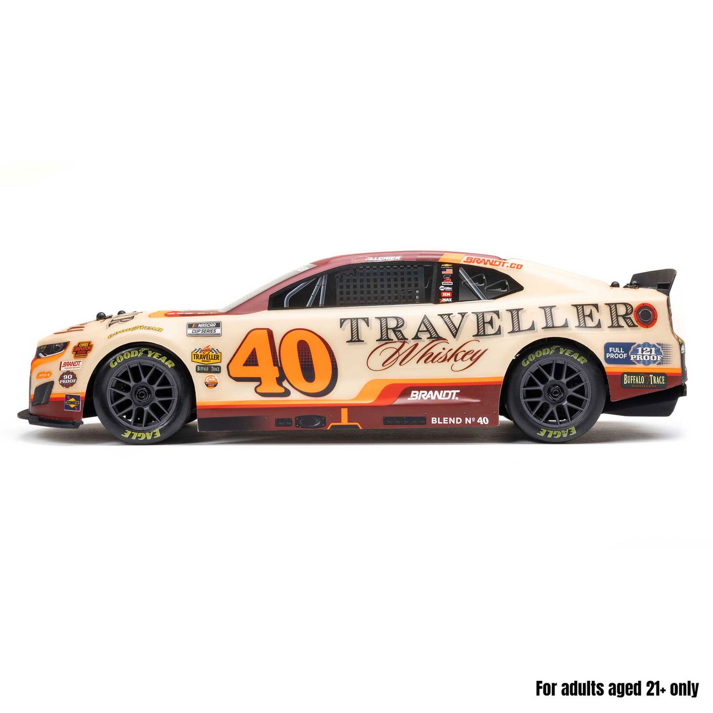 ***Pre-Order*** Team Losi 1/12 NASCAR 2026 Justin Allgaier No. 40 Traveller Whiskey (Battery & Charger Included)