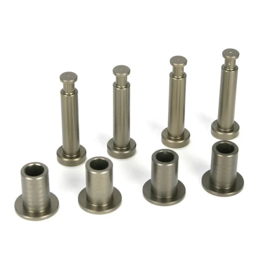 Team Losi Aluminum Front King Pin & Arm Bushing Set