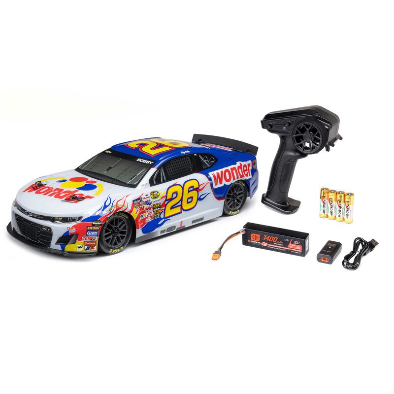 *** Pre-Order*** Team Losi 1/12 NASCAR Ricky Bobby #26 Wonder Bread Chevrolet ZL1 RTR