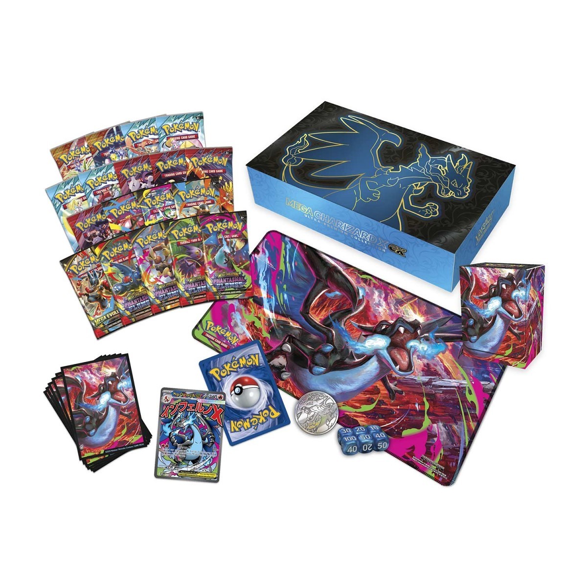 Pokemon Mega Charizard X Ex Ultra-Premium Collection