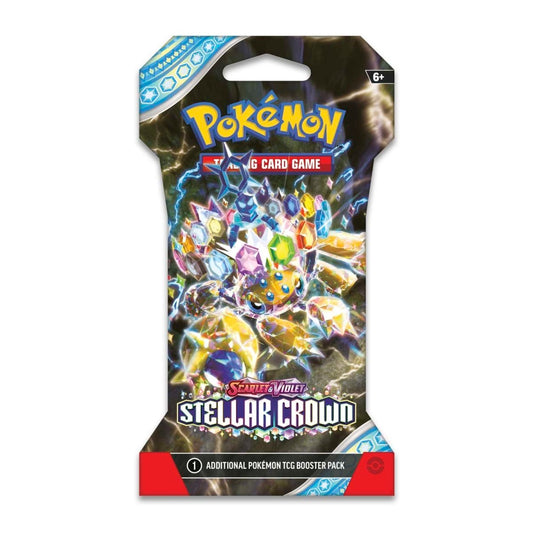 Pokémon TCG - Scarlet & Violet-Stellar Crown Sleeved Booster Pack (10 Cards)