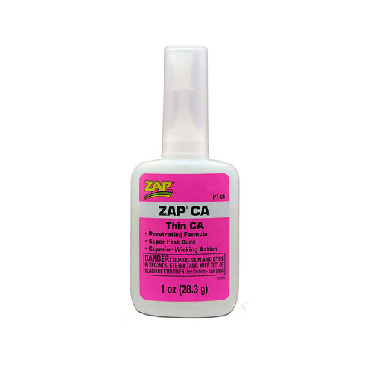 Zap Thin CA Glue, 1 oz PT-08