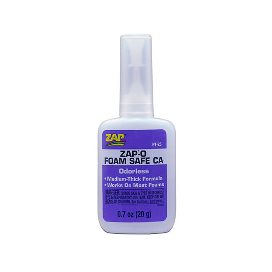 ZAP-O Foam Safe CA Glue, .7 oz PT-25