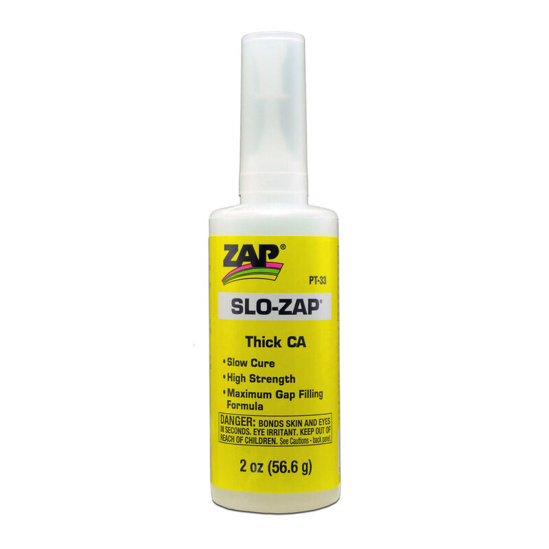 ZAP Slo-Zap Thick CA Glue, 2 oz PT-33