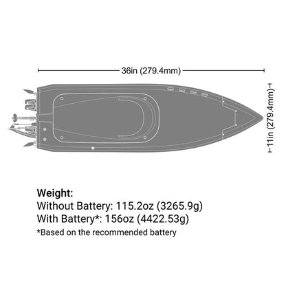 ***PRE-ORDER*** ProBoat 36" Sonicwake V3