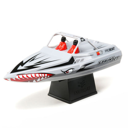 Proboat Sprintjet 9" Self-Righting Deep-V Jet Boat Brushed RTR