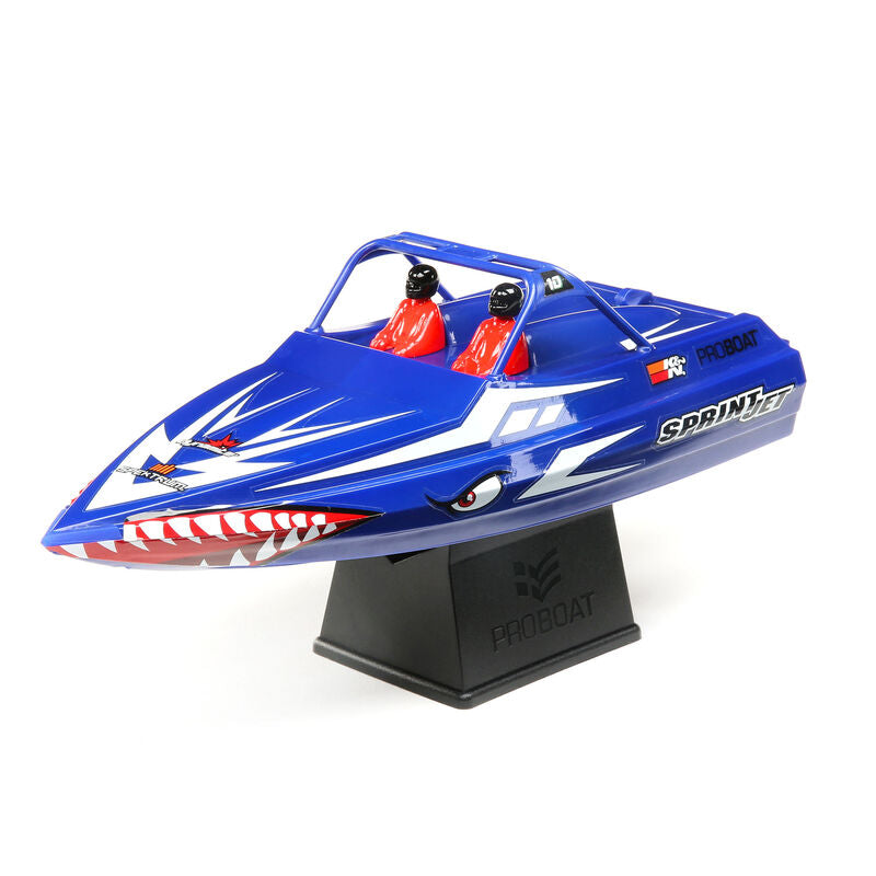 Proboat Sprintjet 9" Self-Righting Deep-V Jet Boat Brushed RTR