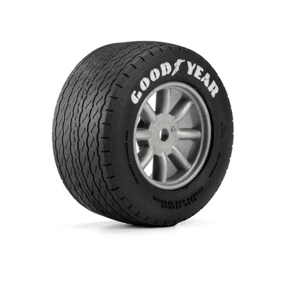Pro-Line 1/12 Goodyear Blue Streak VTA Front Tires Mounted 8mm Gray Wheels (2): Losi NASCAR®