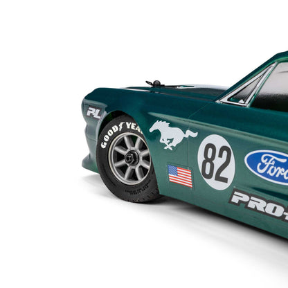 Pro-Line 1/12 Goodyear Blue Streak VTA Front Tires Mounted 8mm Gray Wheels (2): Losi NASCAR®