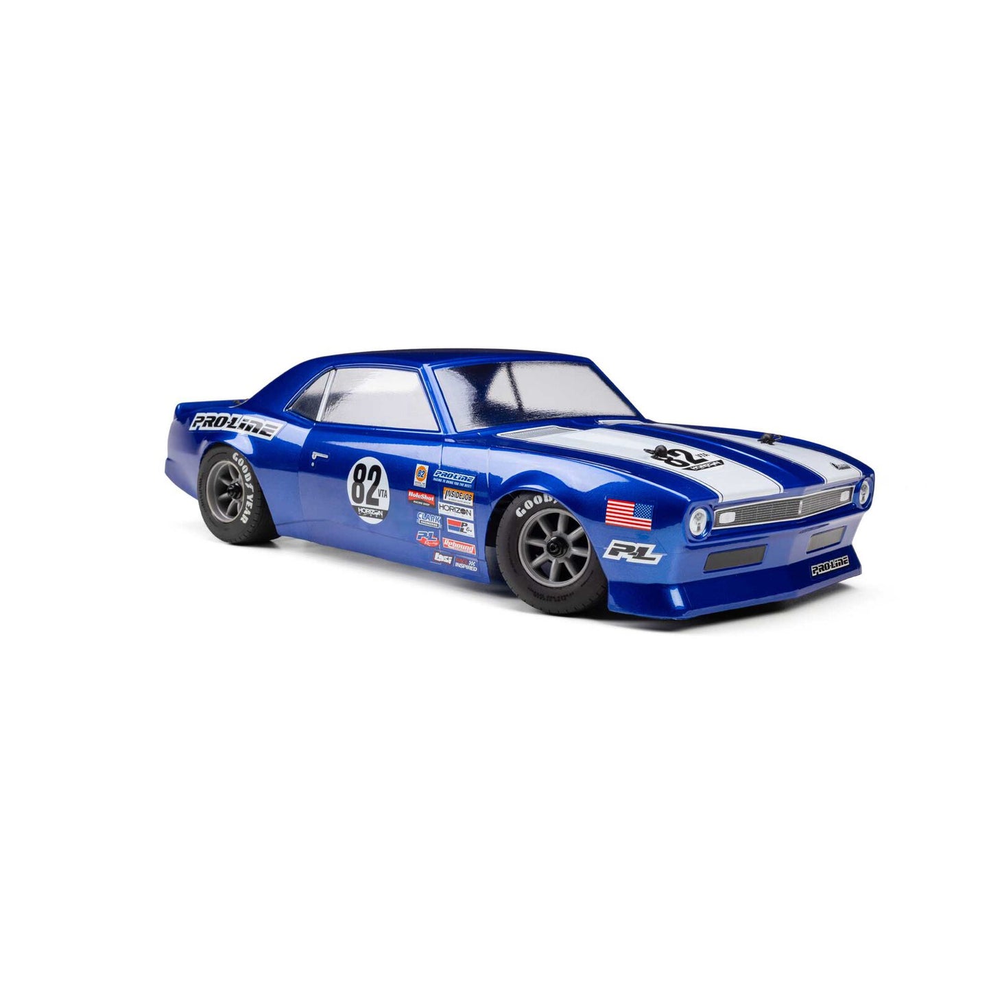 Pro-Line 1/12 Pre-Cut 1968 Chevy Camaro Clear VTA Body: Losi NASCAR®
