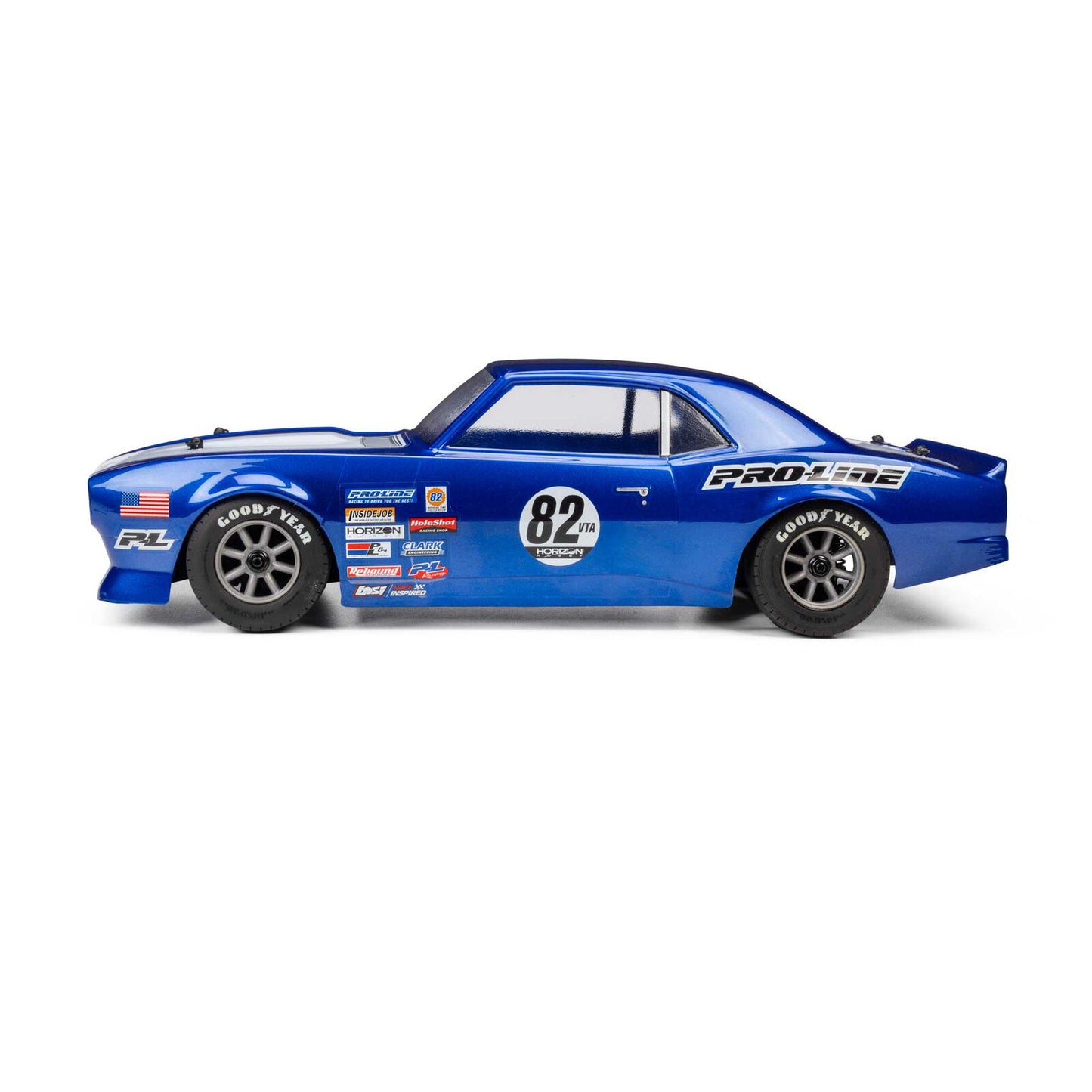 Pro-Line 1/12 Pre-Cut 1968 Chevy Camaro Clear VTA Body: Losi NASCAR®