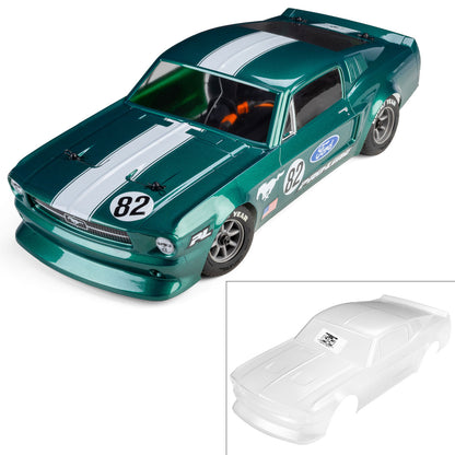 Pro-Line 1/12 Pre-Cut 1968 Ford Mustang Clear VTA Body: Losi NASCAR®