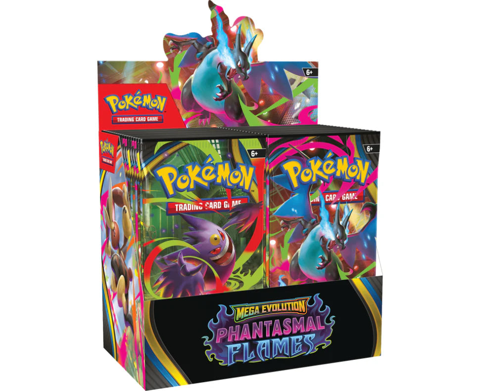 ***Pre-Order Pokemon Mega Evolution - Phantasmal Flames Booster Box *CONTACT STORE TO PRE-ORDER*